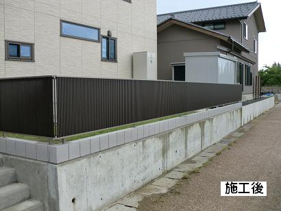 施工後　T 様邸・フェンス・階段新設・門扉取付工事