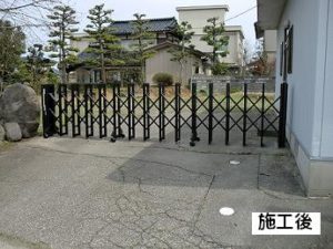 H様邸・ゲート取付工事