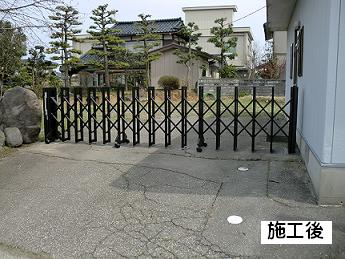 H様邸・ゲート取付工事