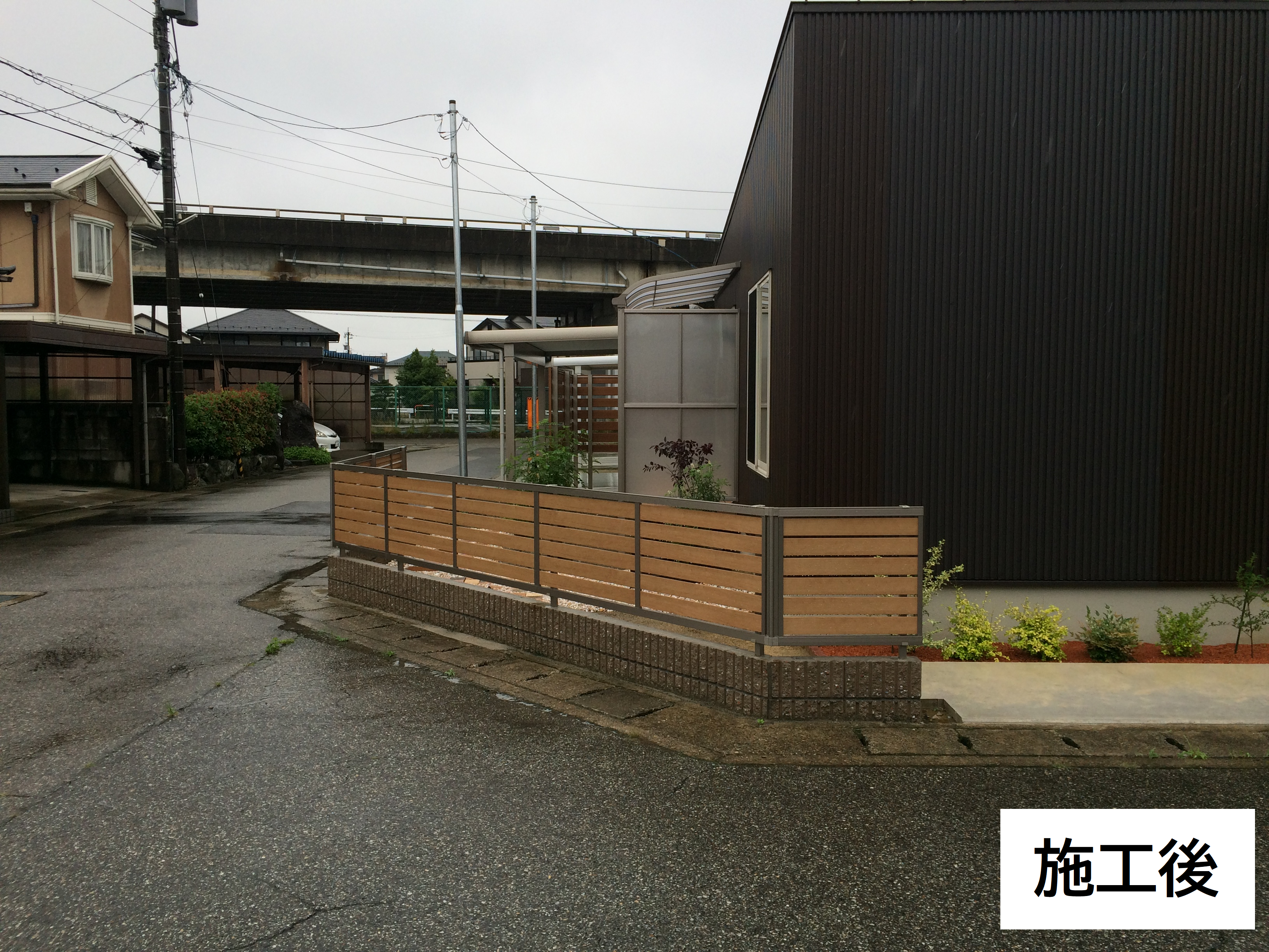 A様邸・フェンス、テラス取付工事