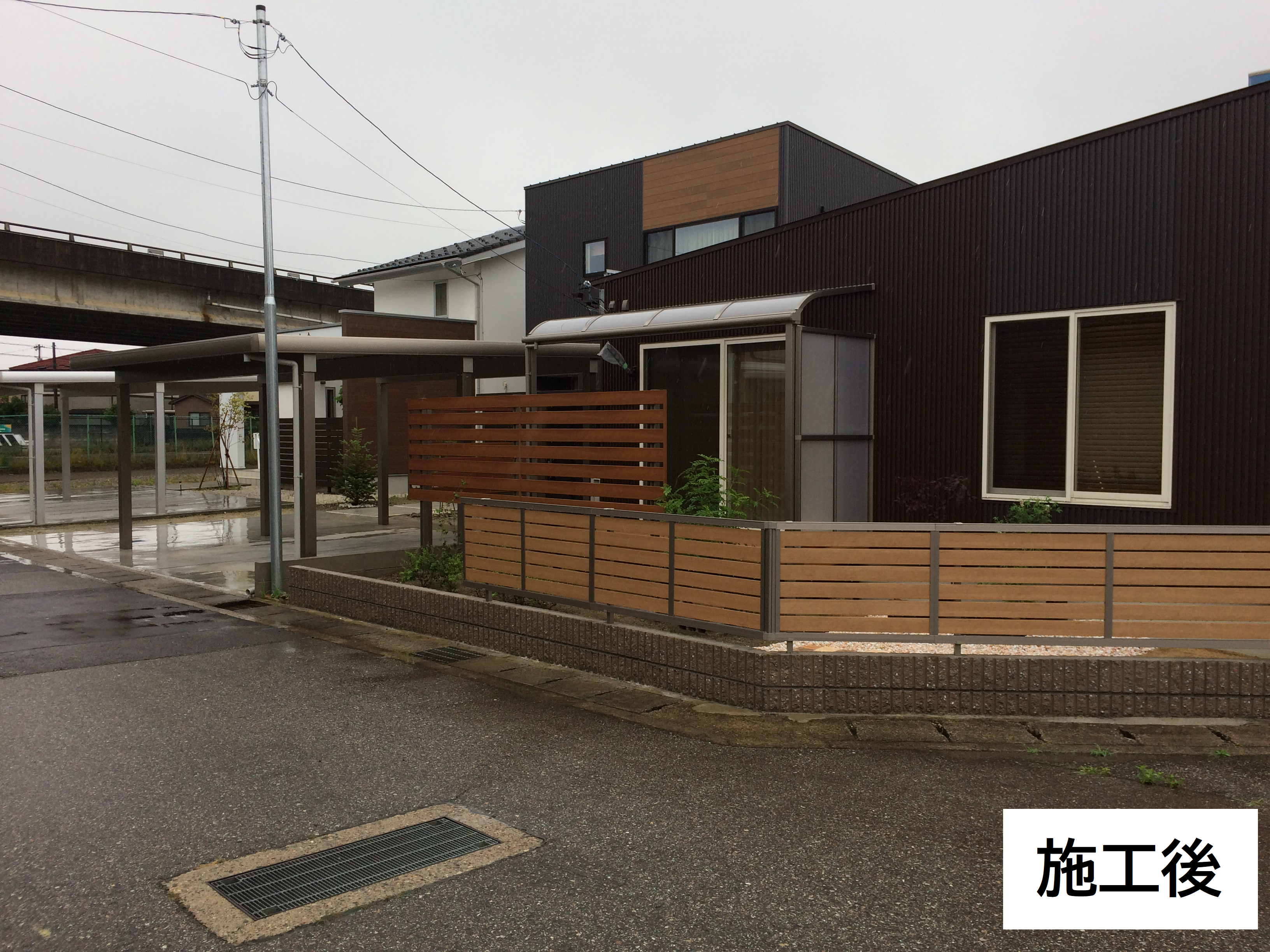 A様邸・フェンス、テラス取付工事