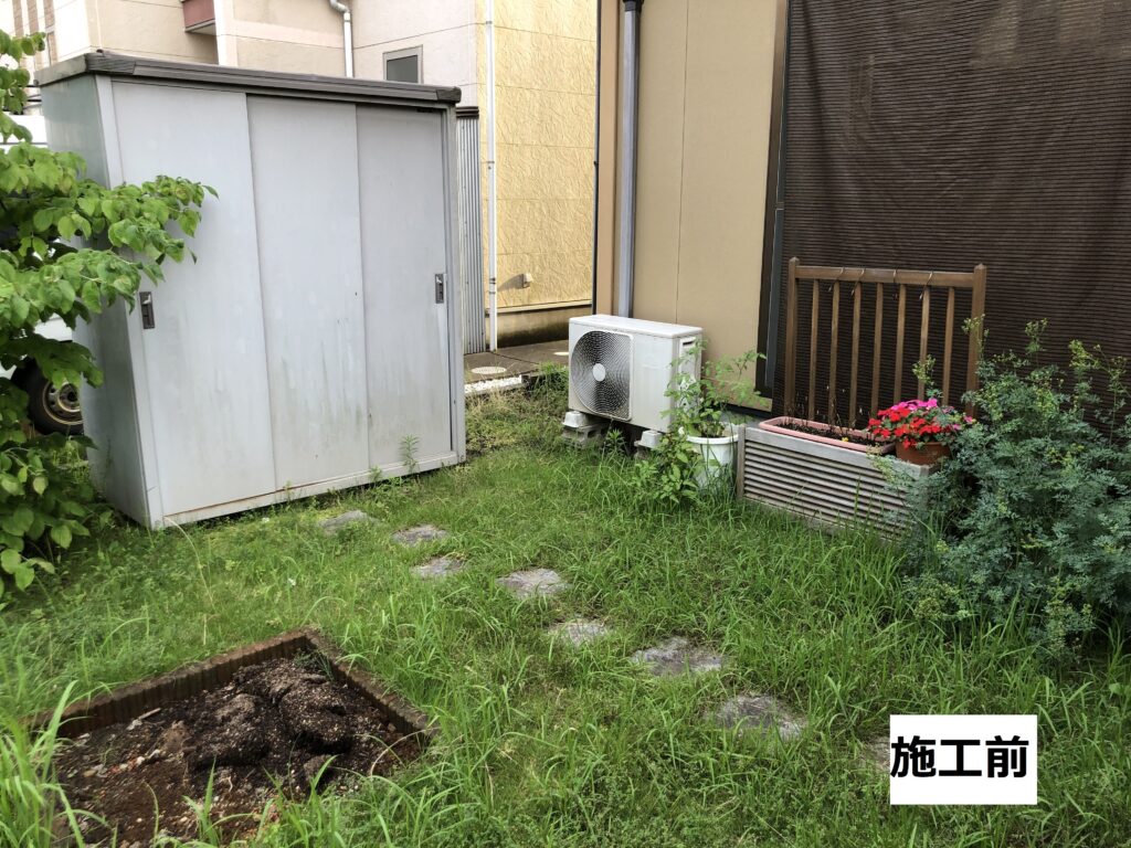 Y様邸・物置・土間工事