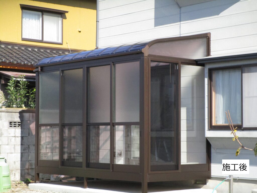 H様邸・サンルーム新設工事