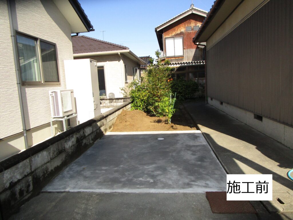 S様邸・物置工事